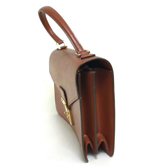 LOUIS VUITTON M52133 Epi Concord Business bag Hand Bag Epi Leather Brown - Picture 3 of 12